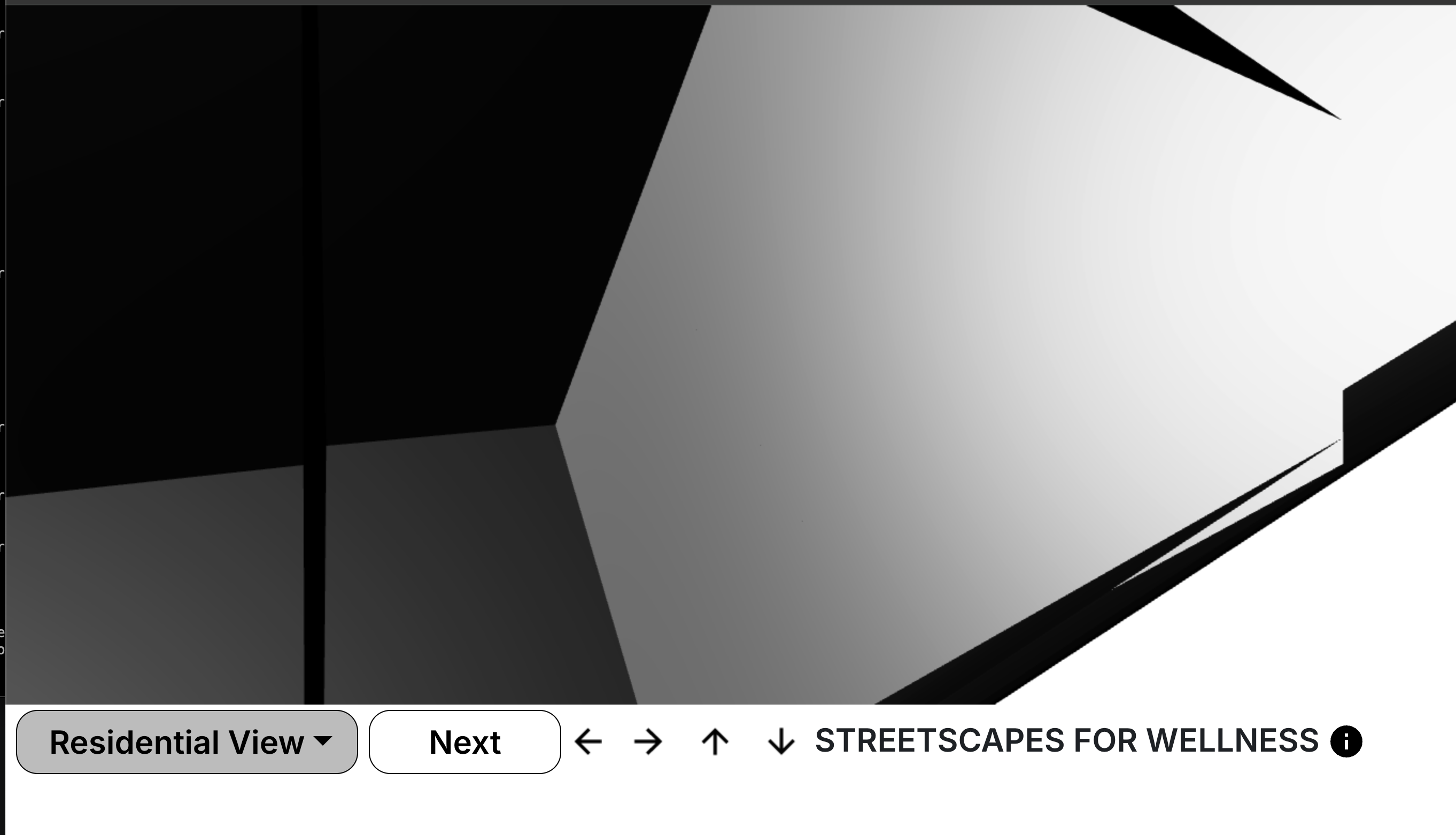 Demo of the Streetscapes for Wellness 3D viewer